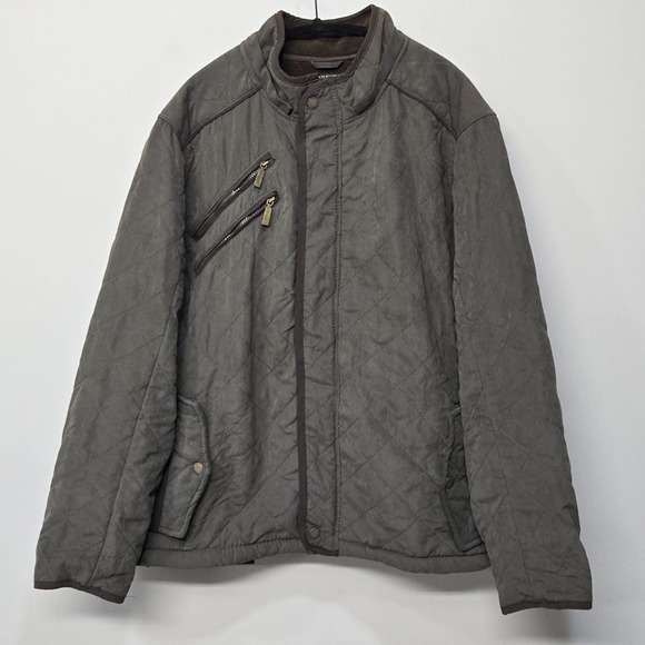 Urban Republic Other - Mens XL Quilted Barn Chore Field Jacket Coat Brown Equestrian Hunting Heritage‎